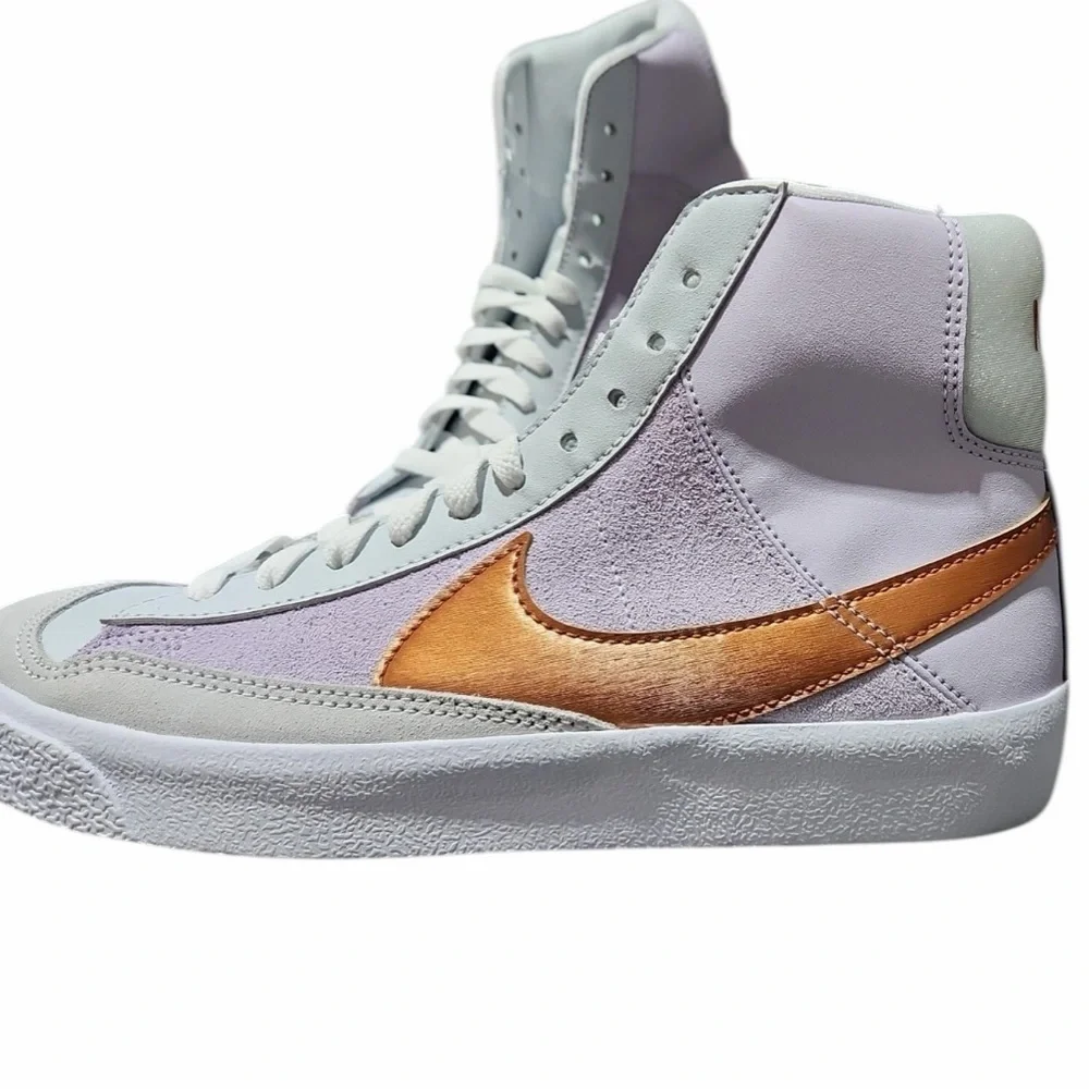 NIKE GS BLAZER MID '77 DANCE BARELY‎ GRAPE METALLIC COPPER boys 5.5 /women’s 7